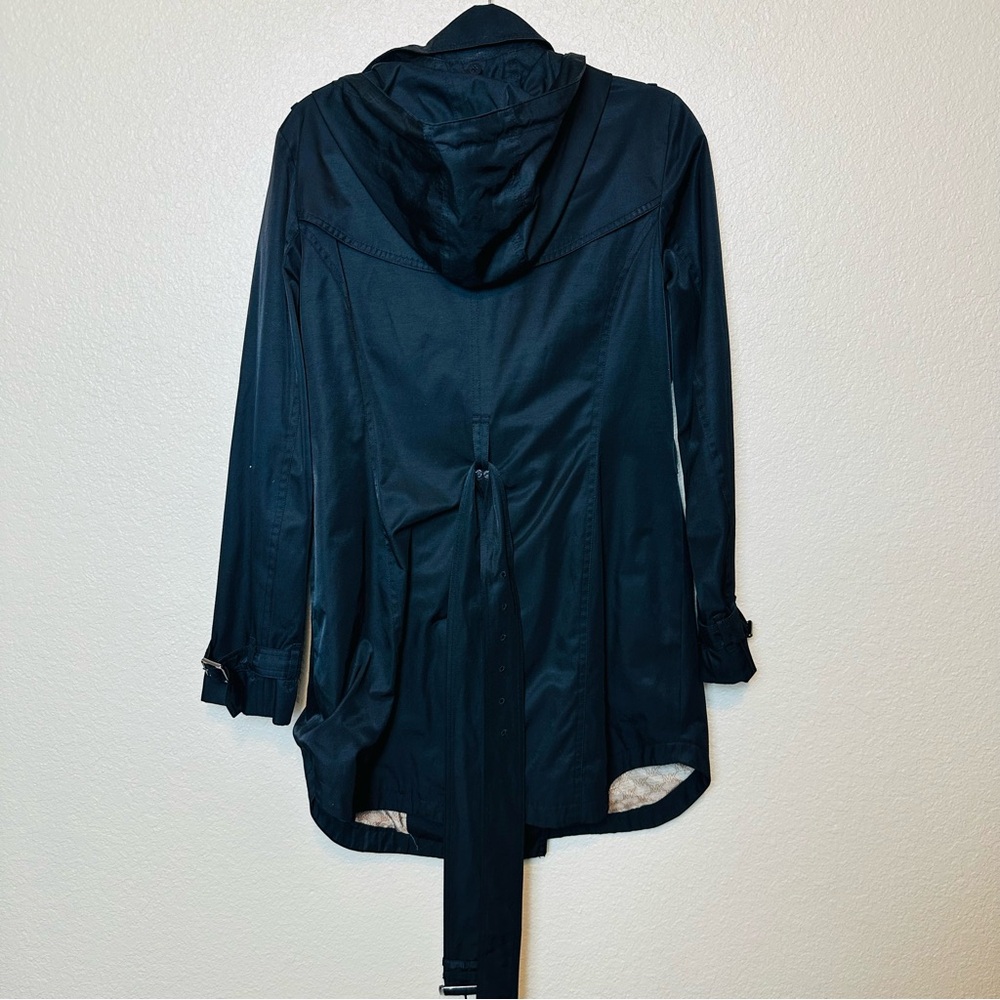 MICHAEL Michael Kors Women's Double-Breasted Belted Hooded Coat Size Medium - Picture 6 of 8